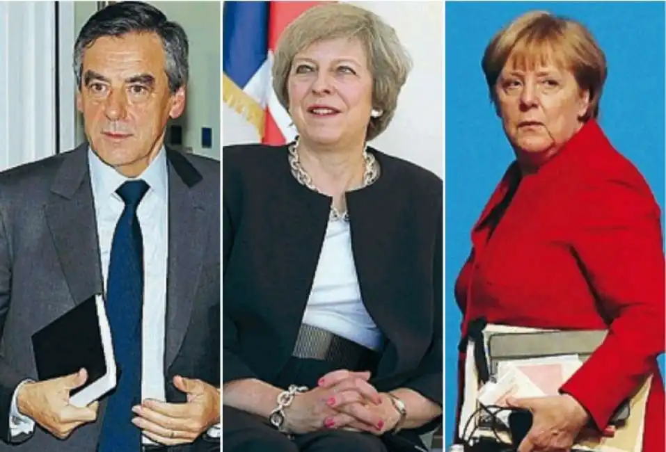 fillon theresa may merkel