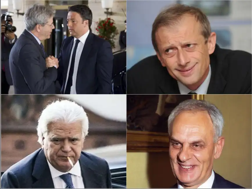 gentiloni pera renzi verdini