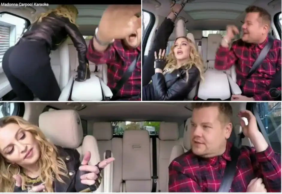 madonna carpool 