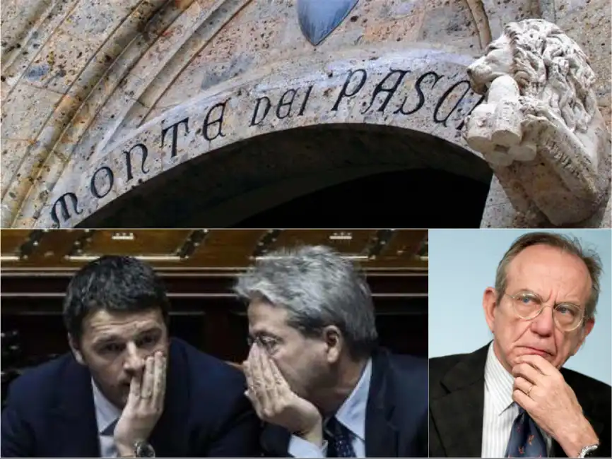 mps renzi gentiloni padoan