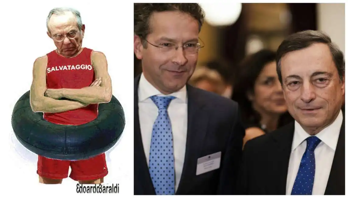 piercarlo padoan draghi dijsselbloem