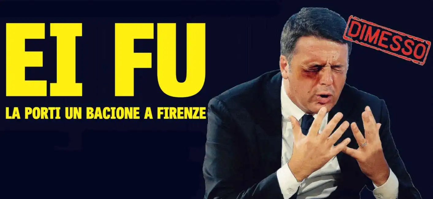 renzi dimissioni ei fu