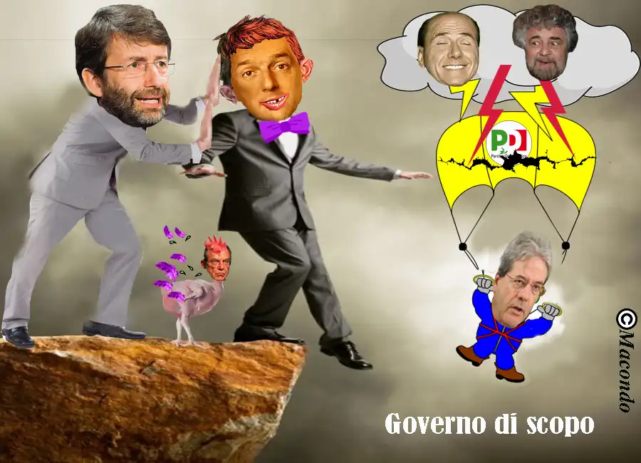 renzi franceschini gentiloni