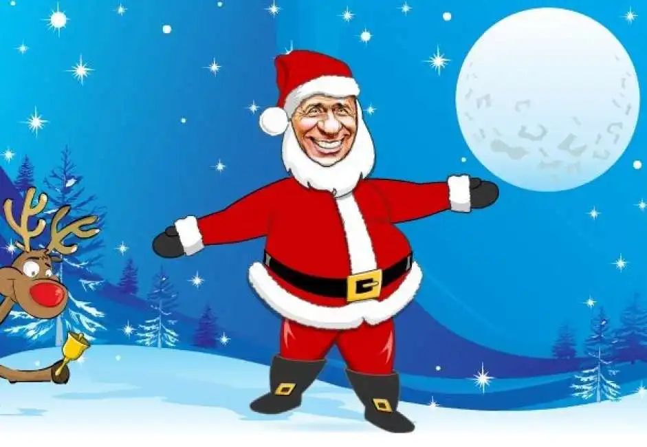 berlusconi babbo natale