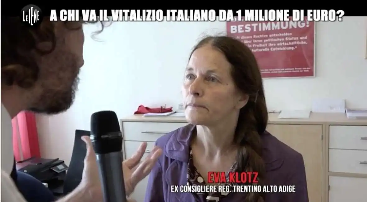 eva klotz vitalizio iene filippo roma