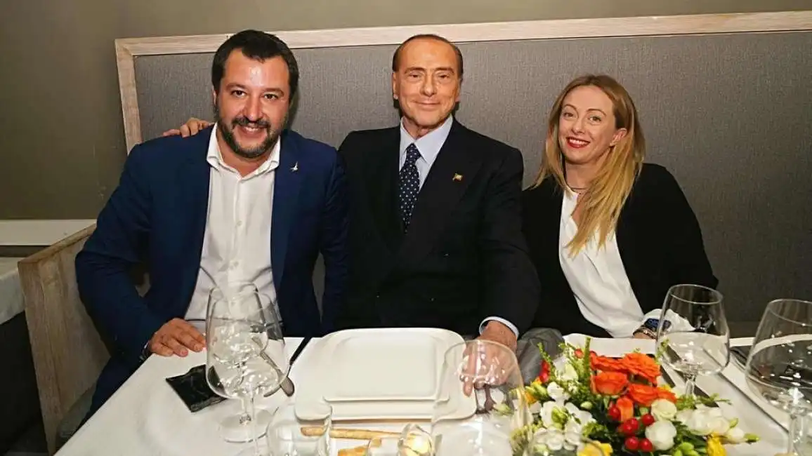 salvini berlusconi meloni