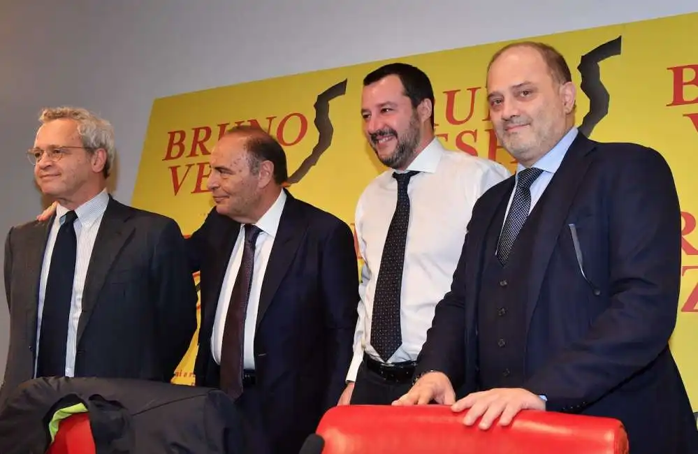 enrico mentana bruno vespa matteo salvini franco bechis 