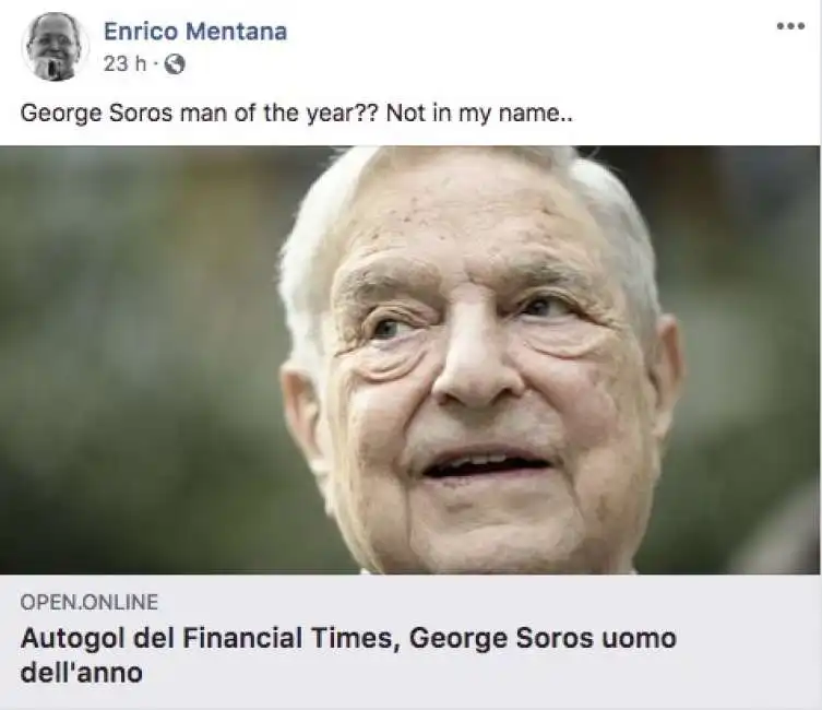 enrico mentana soros