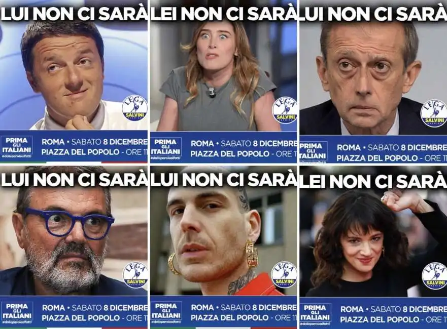 lui non ci sara' lega salvini 