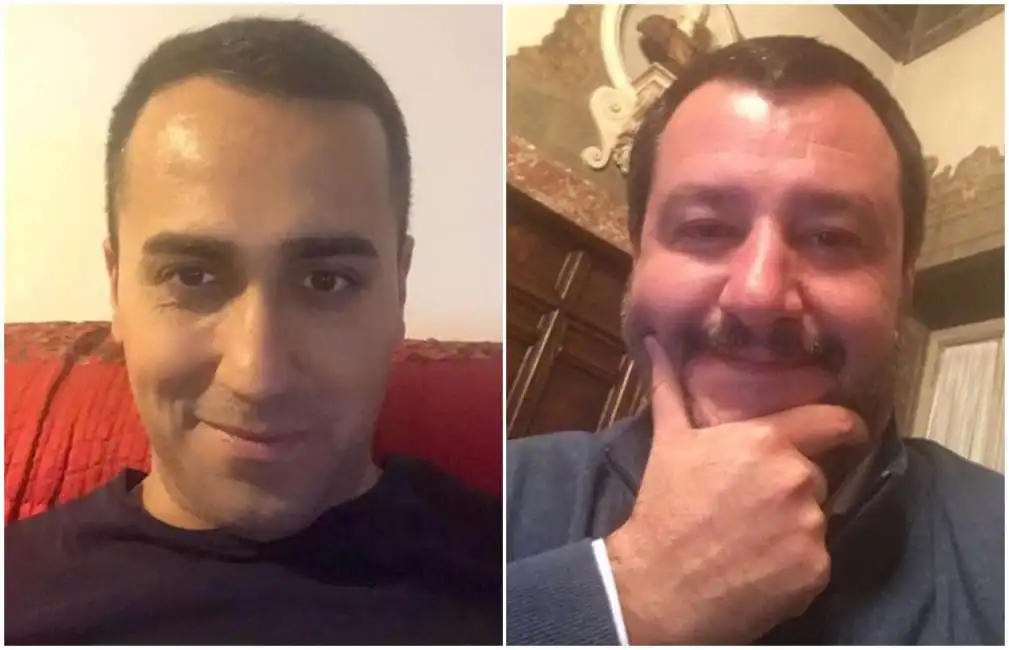 salvini di maio selfie