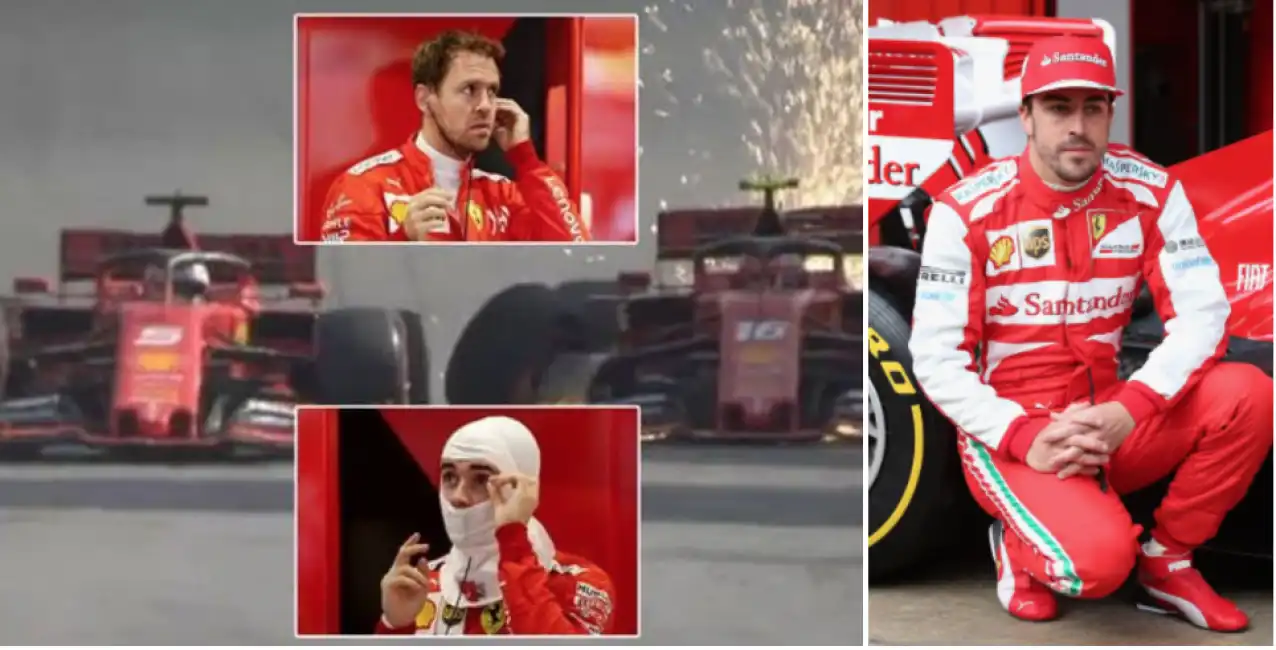 alonso leclerc vettel