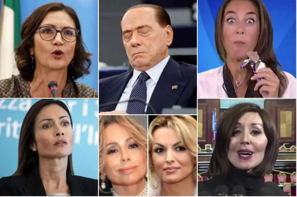 berlusconi forza italia bernini gelmini carfagna pascale marina