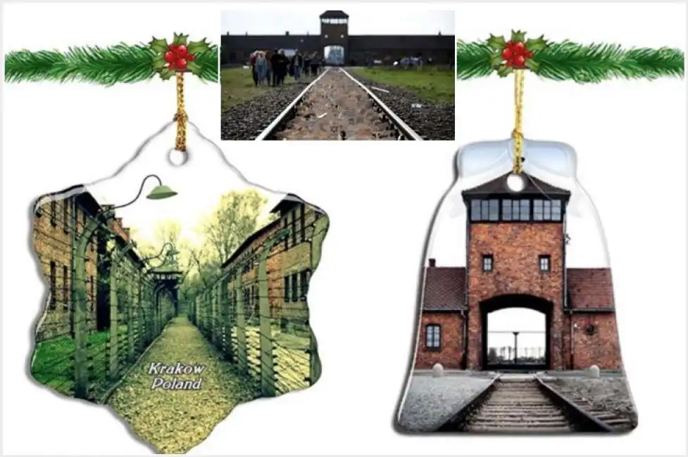 decorazioni natalizie auschwitz-2