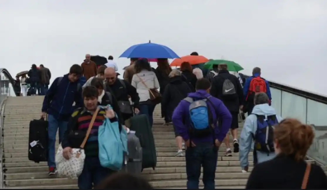 fuga turisti da venezia