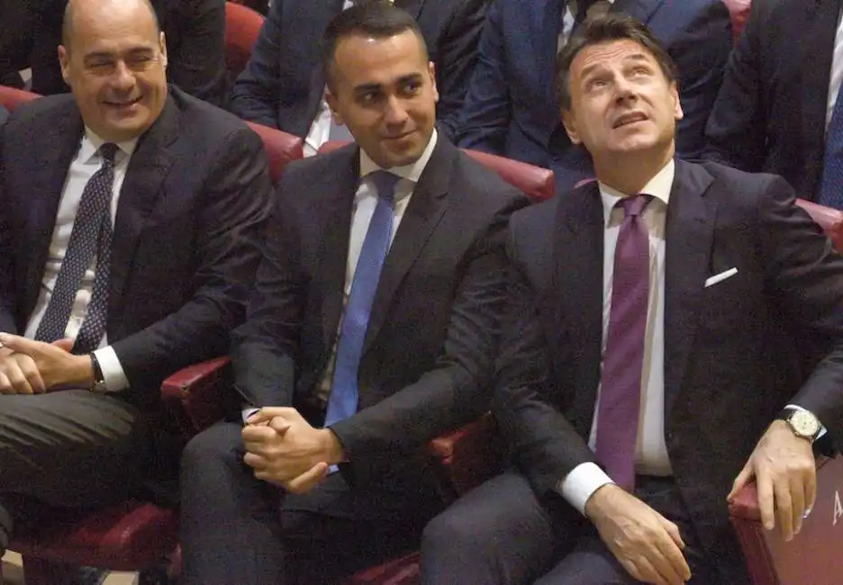 giuseppe conte luigi di maio nicola zingaretti