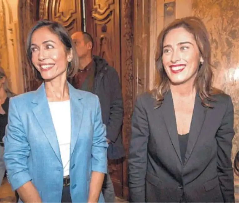 mara carfagna e maria elena boschi