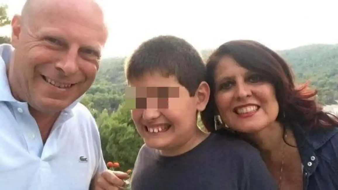 marco sabatini con la moglie e il figlio ferentino