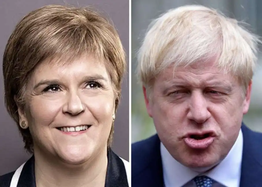 nicola sturgeon boris johnson