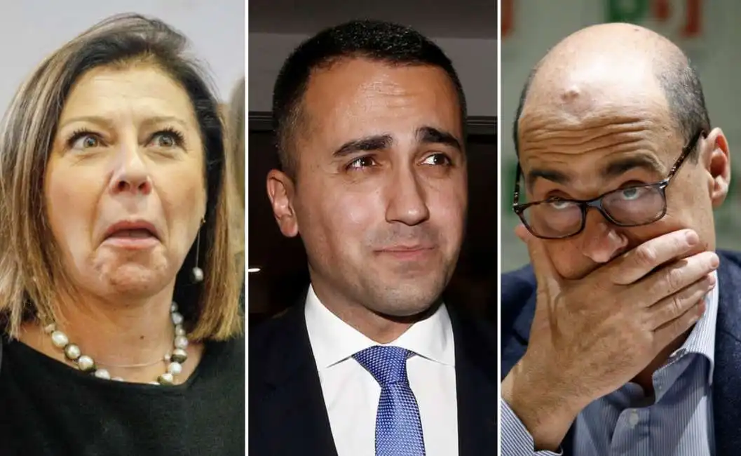 paola de micheli luigi di maio nicola zingaretti