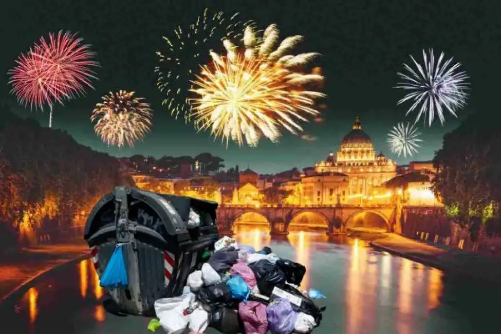 rifiuti roma capodanno ama