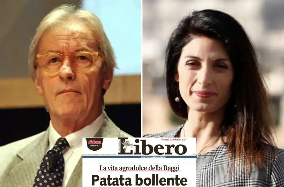 vittorio feltri virginia raggi patata bollente