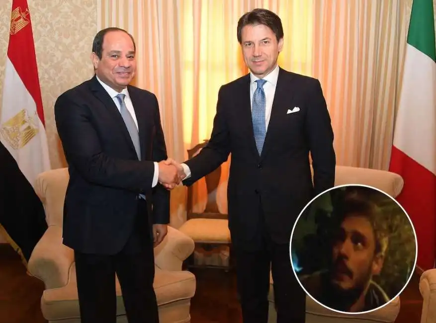 al sisi giuseppe conte giulio regeni