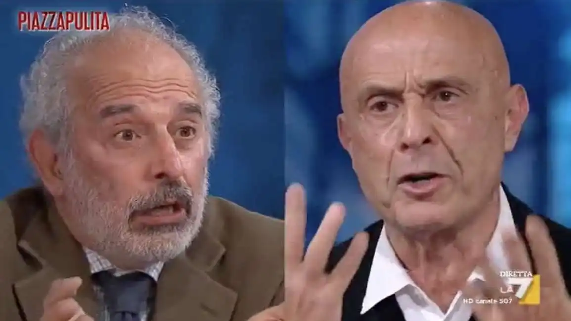 gad lerner vs marco minniti a piazzapulita