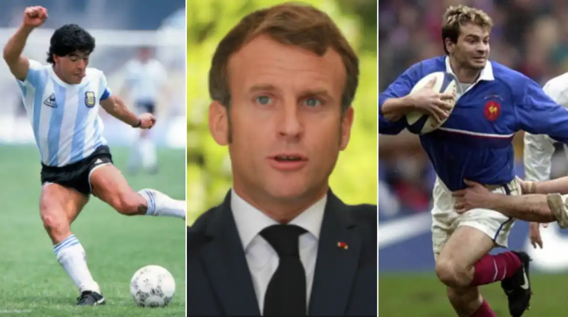 macron maradona dominici