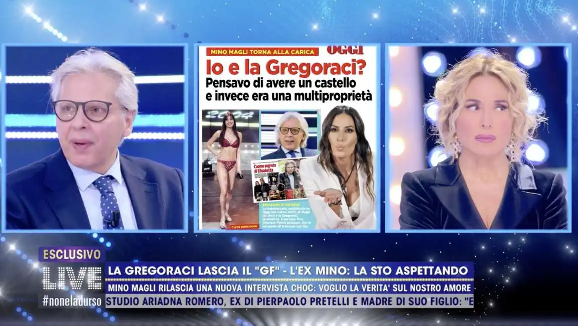 mino magli ospite di barbara d urso 1 