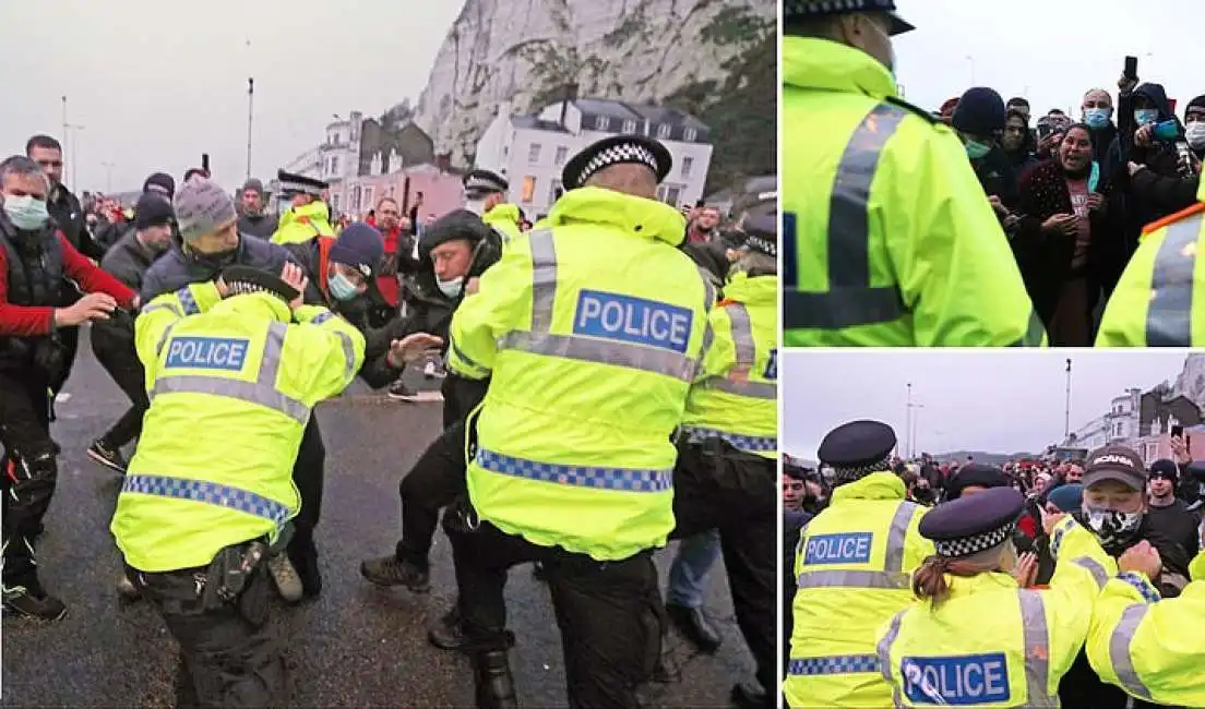 proteste camionisti a dover-1