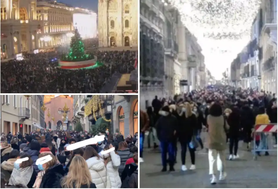 vie dello shopping piene di gente milano monza roma