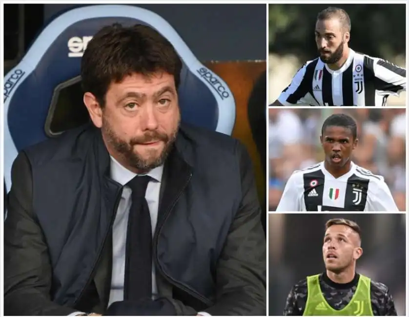 andrea agnelli arthur douglas costa higuain