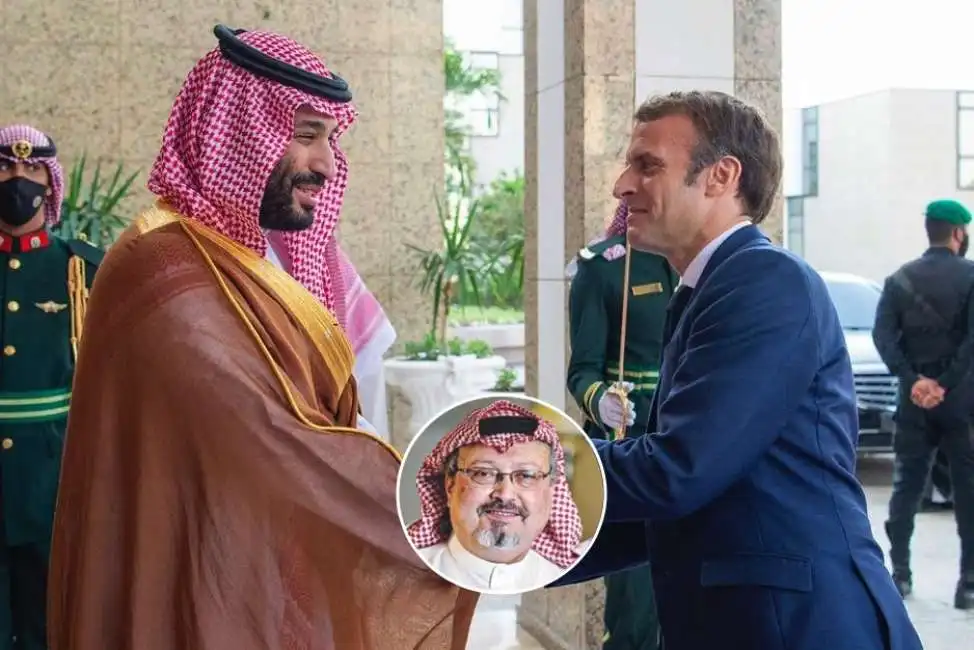 bin salman emmanuel macron khashoggi