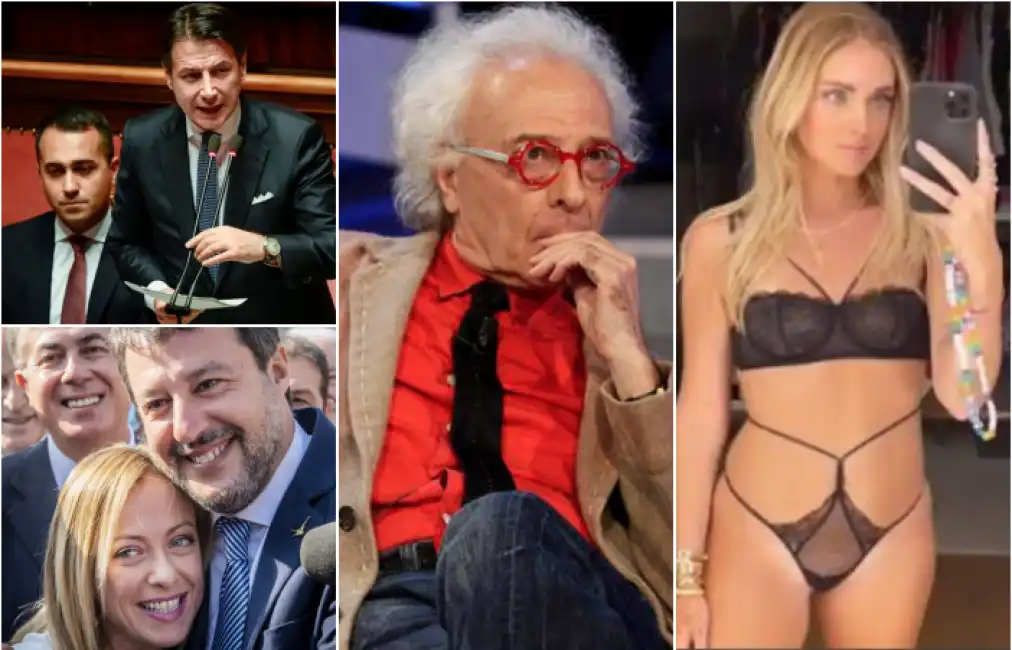 conte salvini mughini ferragni