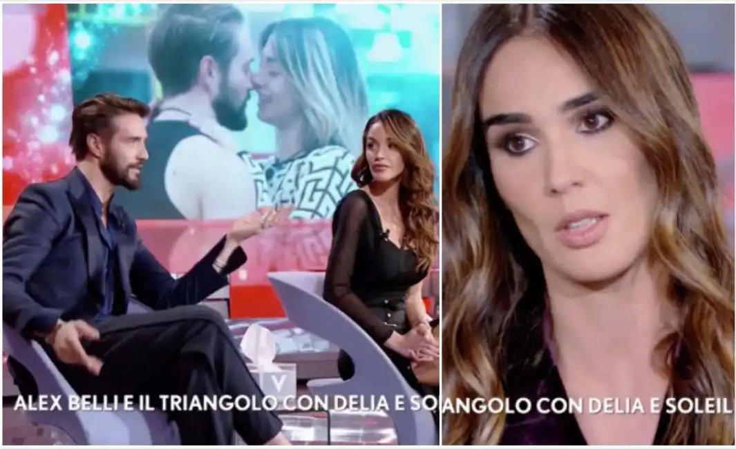 delia duran e alex belli a verissimo