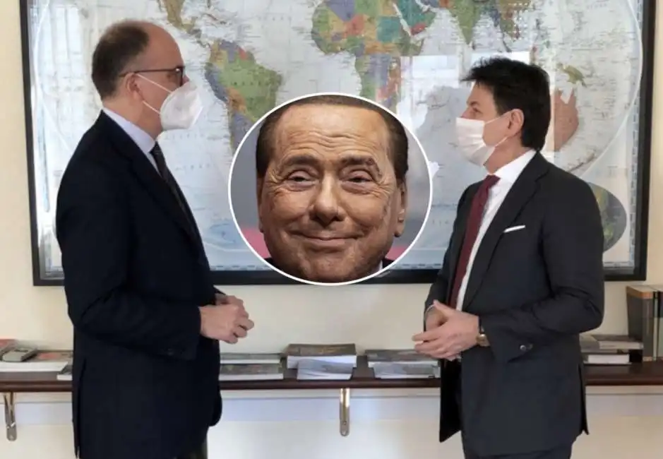 enrico letta giuseppe conte silvio berlusconi