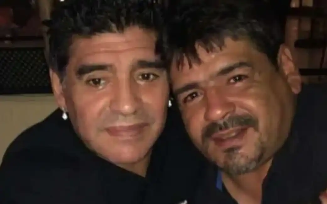 hugo e diego maradona