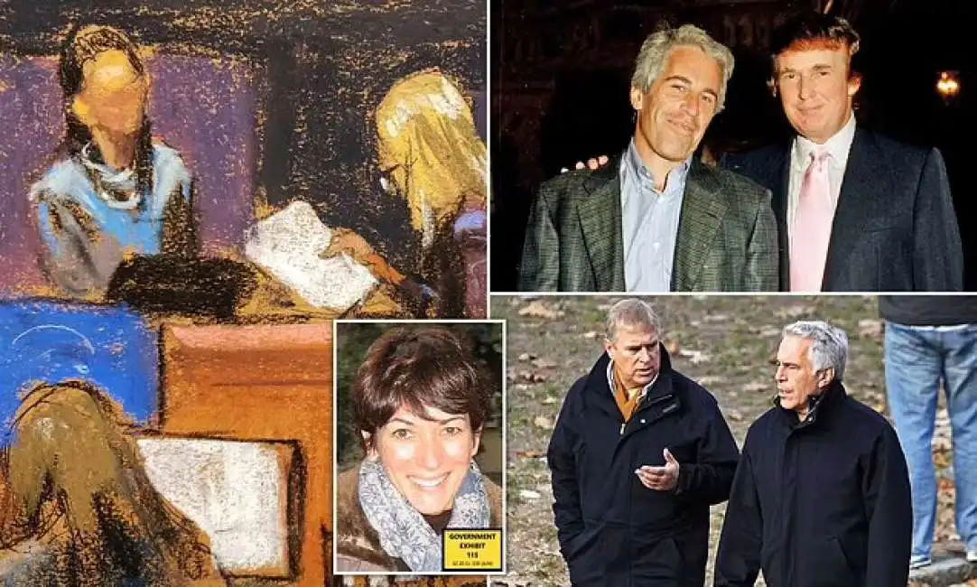 jane ghislaine maxwell jeffrey epstein donald trump principe andrea