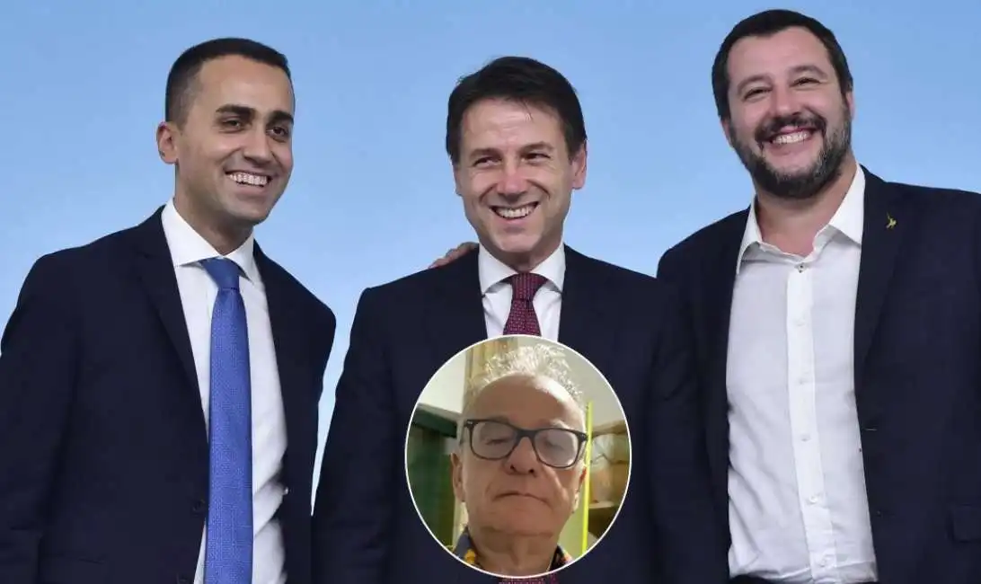 luigi di maio matteo salvini giuseppe conte gianfranco rotondi 