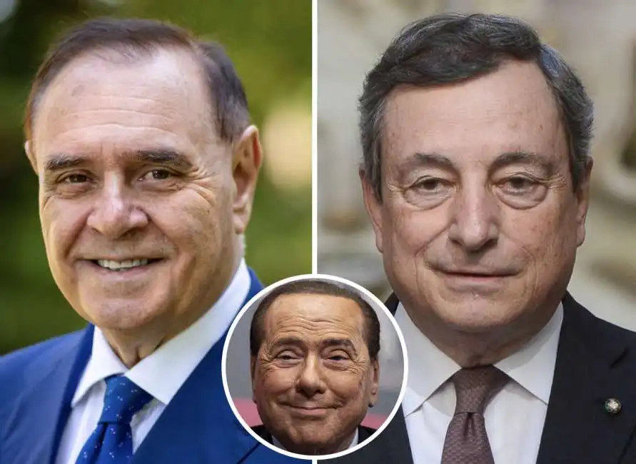 mario draghi clemente mastella silvio berlusconi 