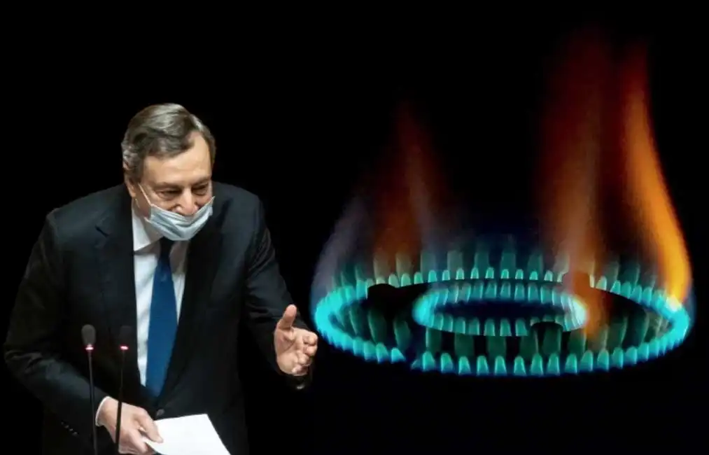 mario draghi gas caro bollette 