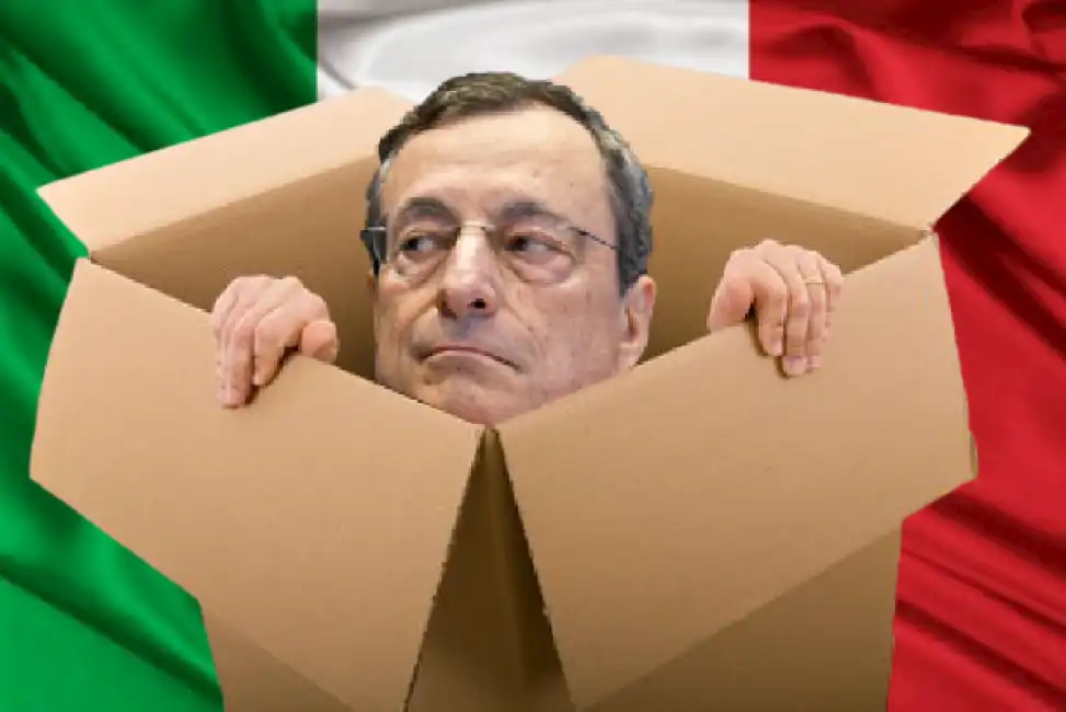 mario draghi scatola