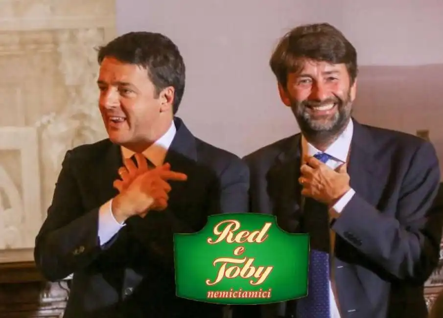 matteo renzi dario franceschini 