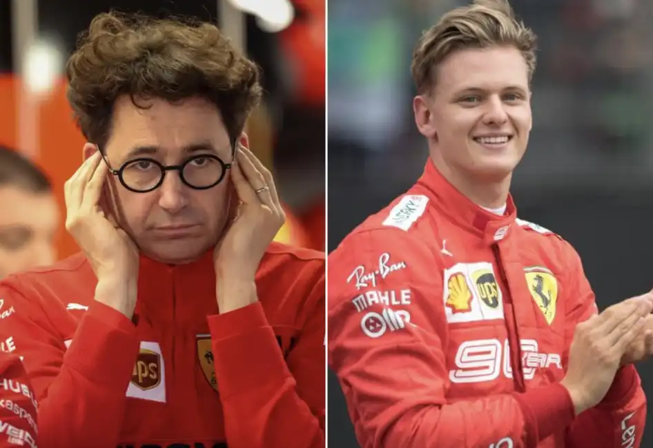 mattia binotto mick schumacher