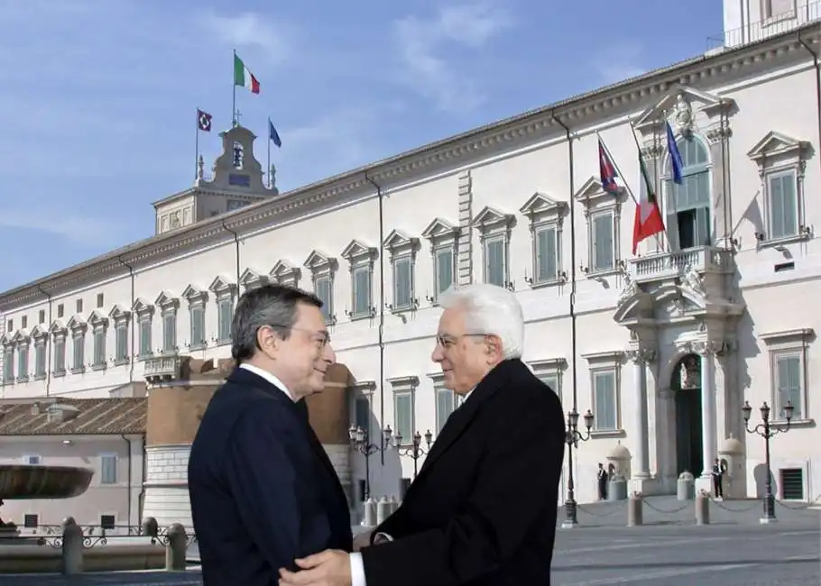 sergio mattarella mario draghi quirinale 