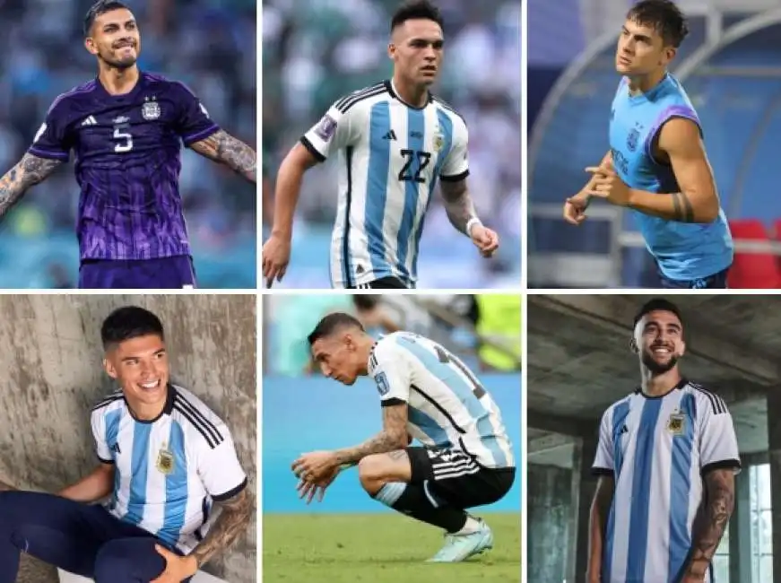 argentini argentina di maria lautaro paredes correa nico gonzalez dybala