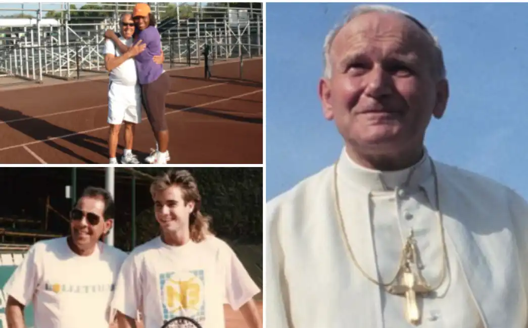 bollettieri serena williams agassi papa wojtyla