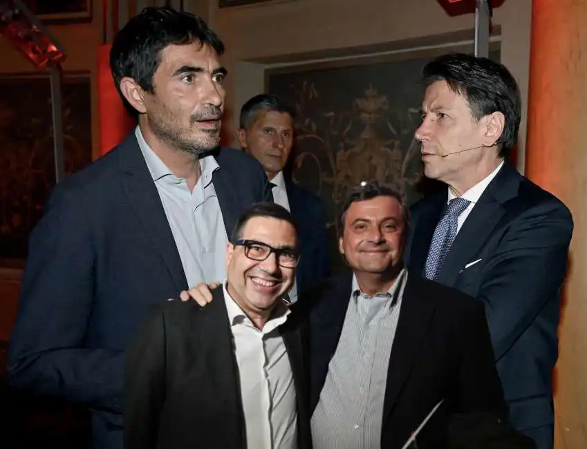 carlo calenda alessio damato giuseppe conte nicola fratoianni 