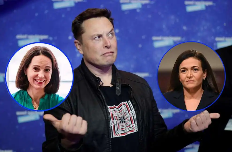 elon musk twitter sarah friar sheryl sandberg