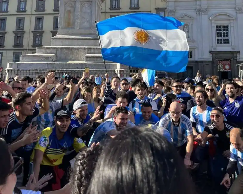 finale dei mondiali - napoli tifa argentina